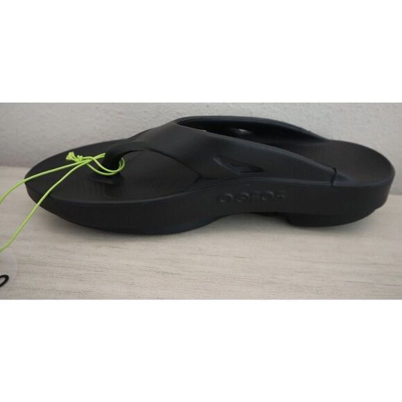 OOFOS 1000 Unisex Men's Sz 6 Women's Sz 8 Black OOriginal Flip Flop Sandals - Picture 4 of 14
